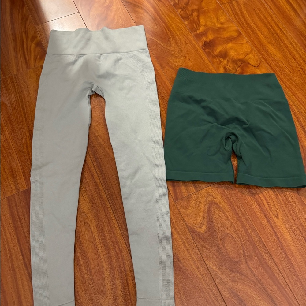 Set active leggings and aurola biker shorts bundle
